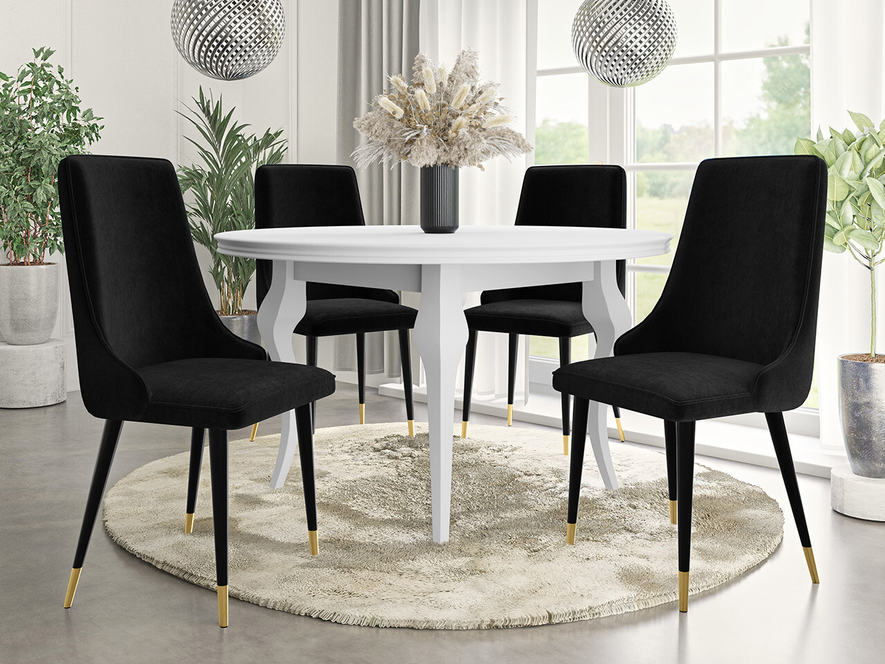 Krēsls Jackson 106 (Melns + Magic Velvet 2219)