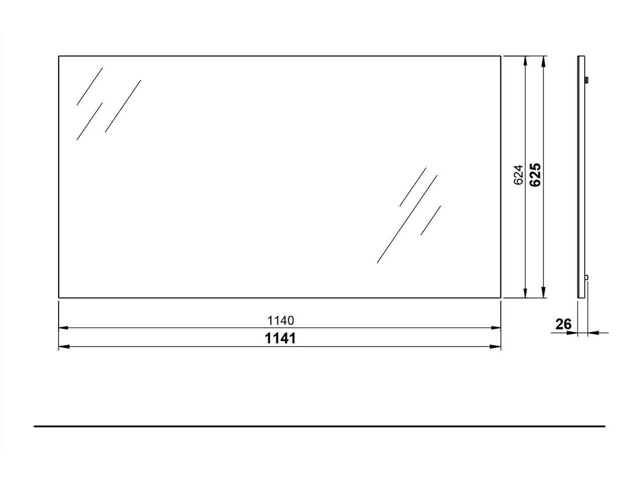 Spogulis Sacramento 441