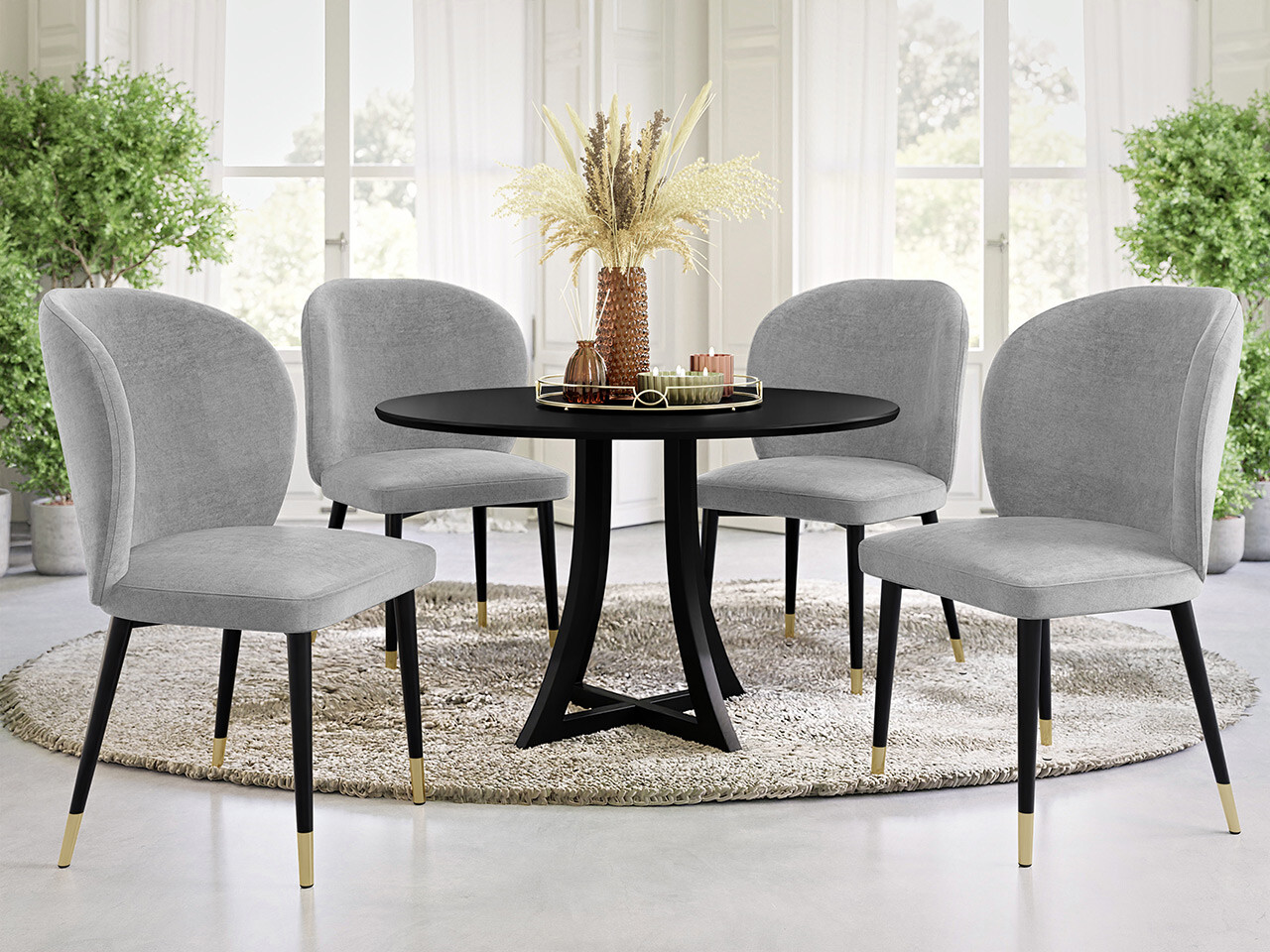 Стул Jackson 104 (Чёрный + Magic Velvet 2240)