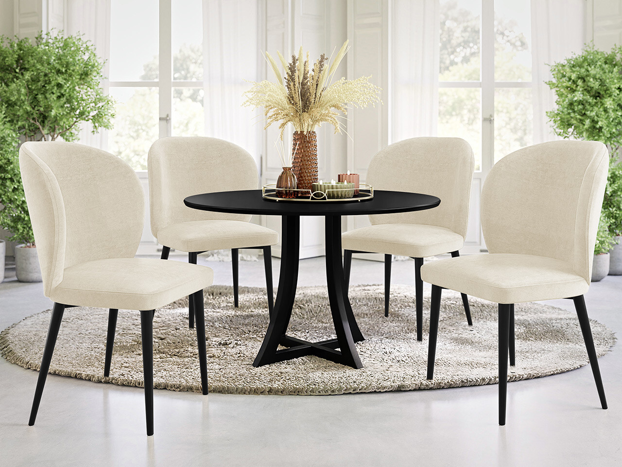 Стул Jackson 104 (Чёрный + Magic Velvet 2250)