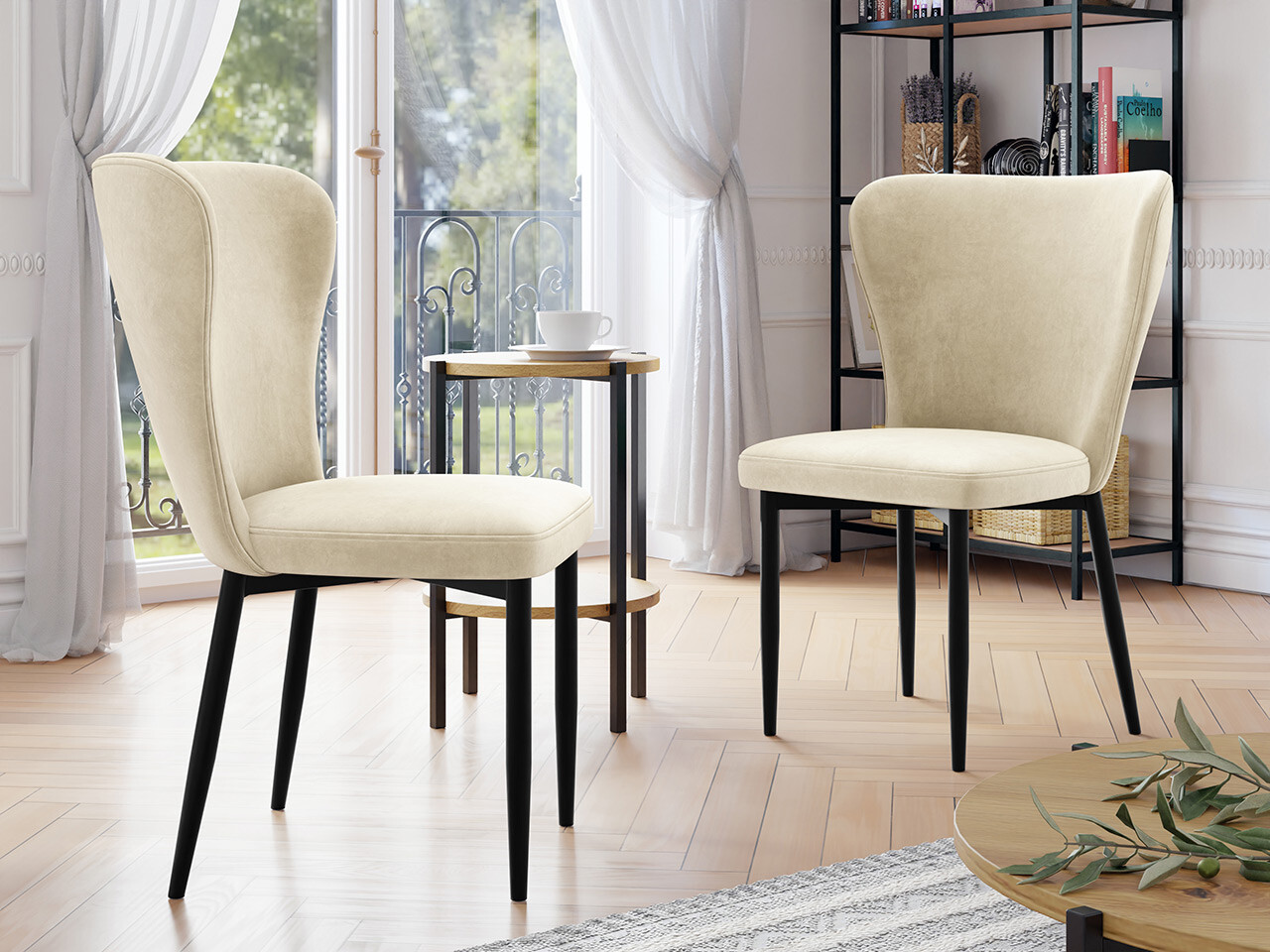 Стул Jackson 105 (Чёрный + Magic Velvet 2250)