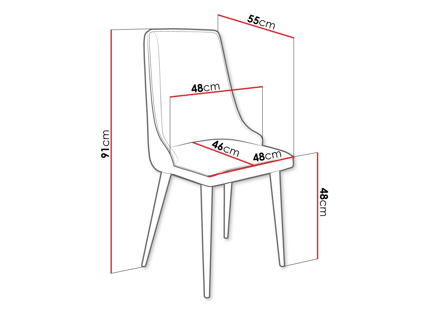 Стул Jackson 106 (Чёрный + Magic Velvet 2209)