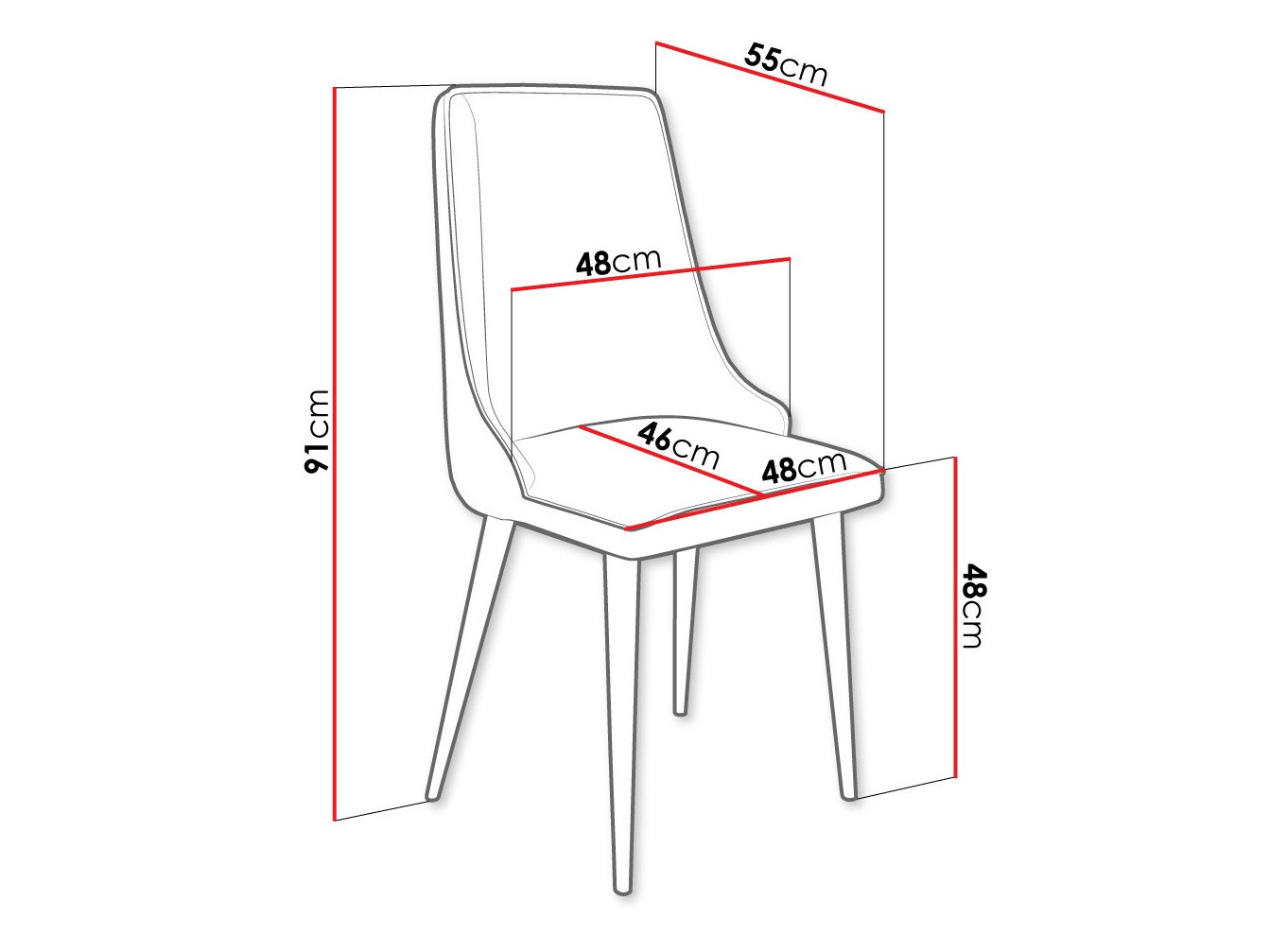Krēsls Jackson 106 (Melns + Magic Velvet 2240)