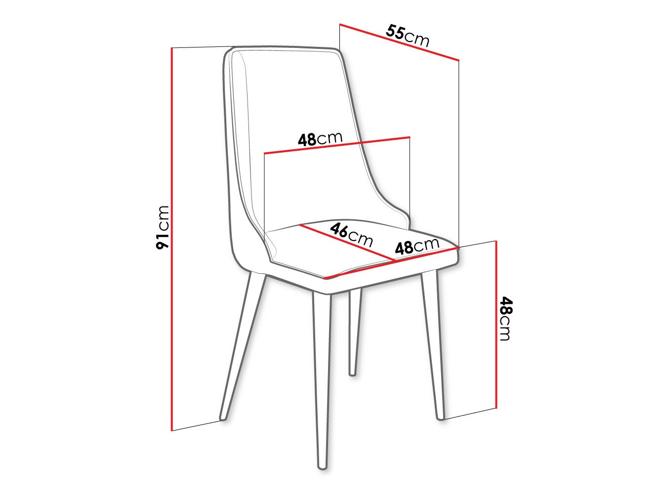 Krēsls Jackson 106 (Melns + Magic Velvet 2250)