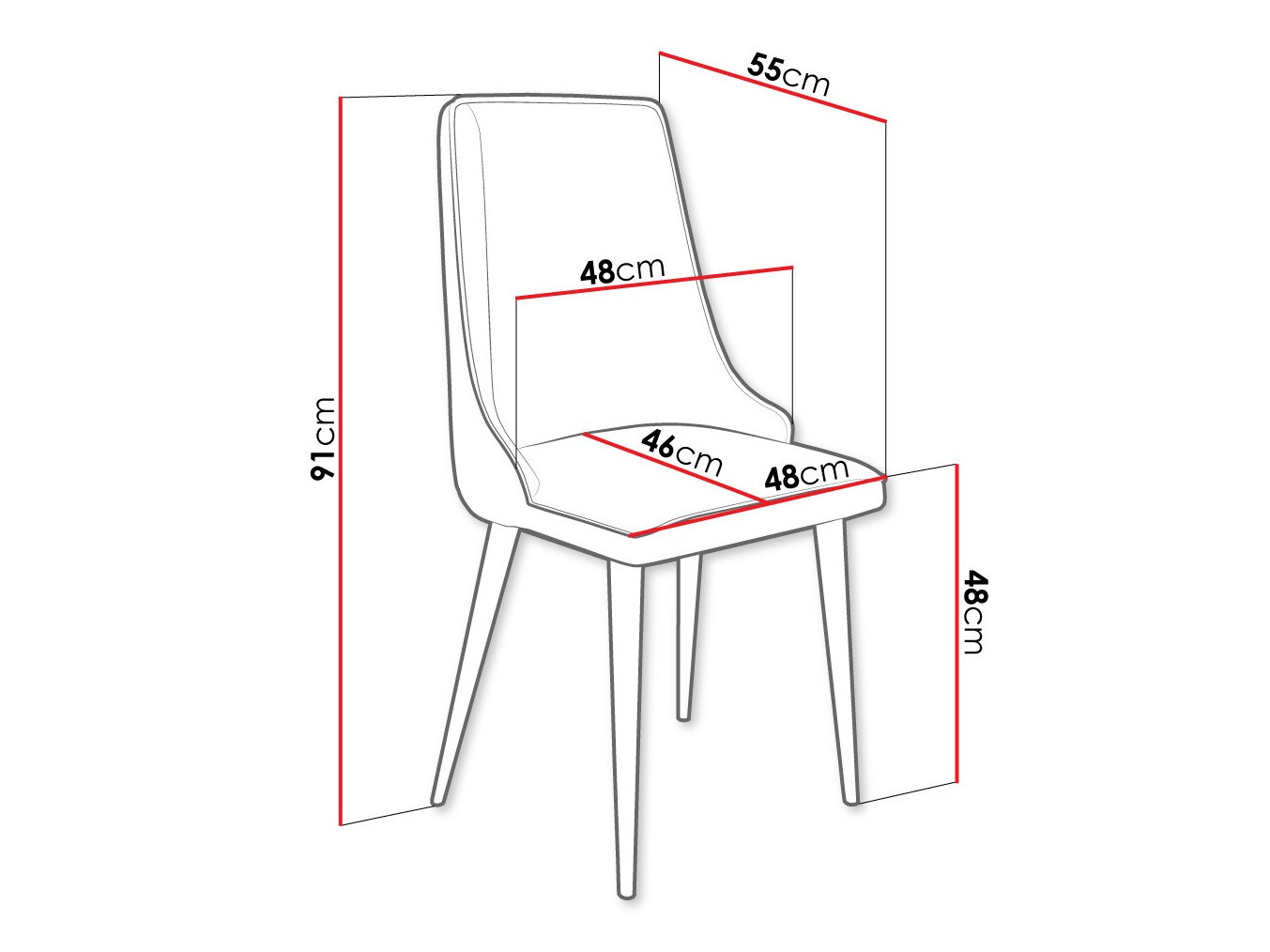 Krēsls Jackson 106 (Melns + Magic Velvet 2250)
