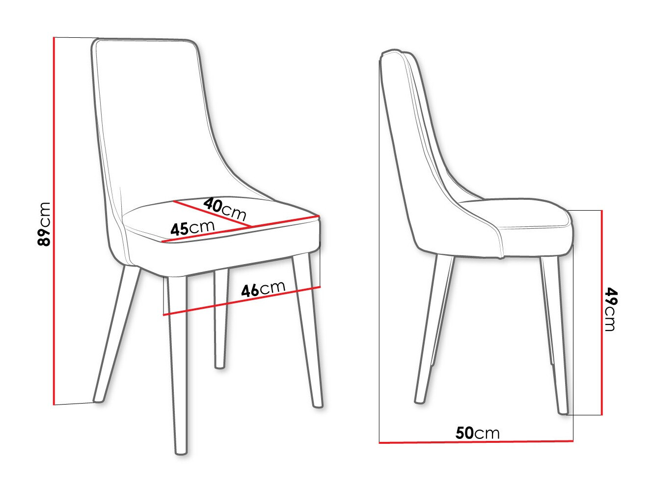 Krēsls Jackson 107 (Melns + Magic Velvet 2216)