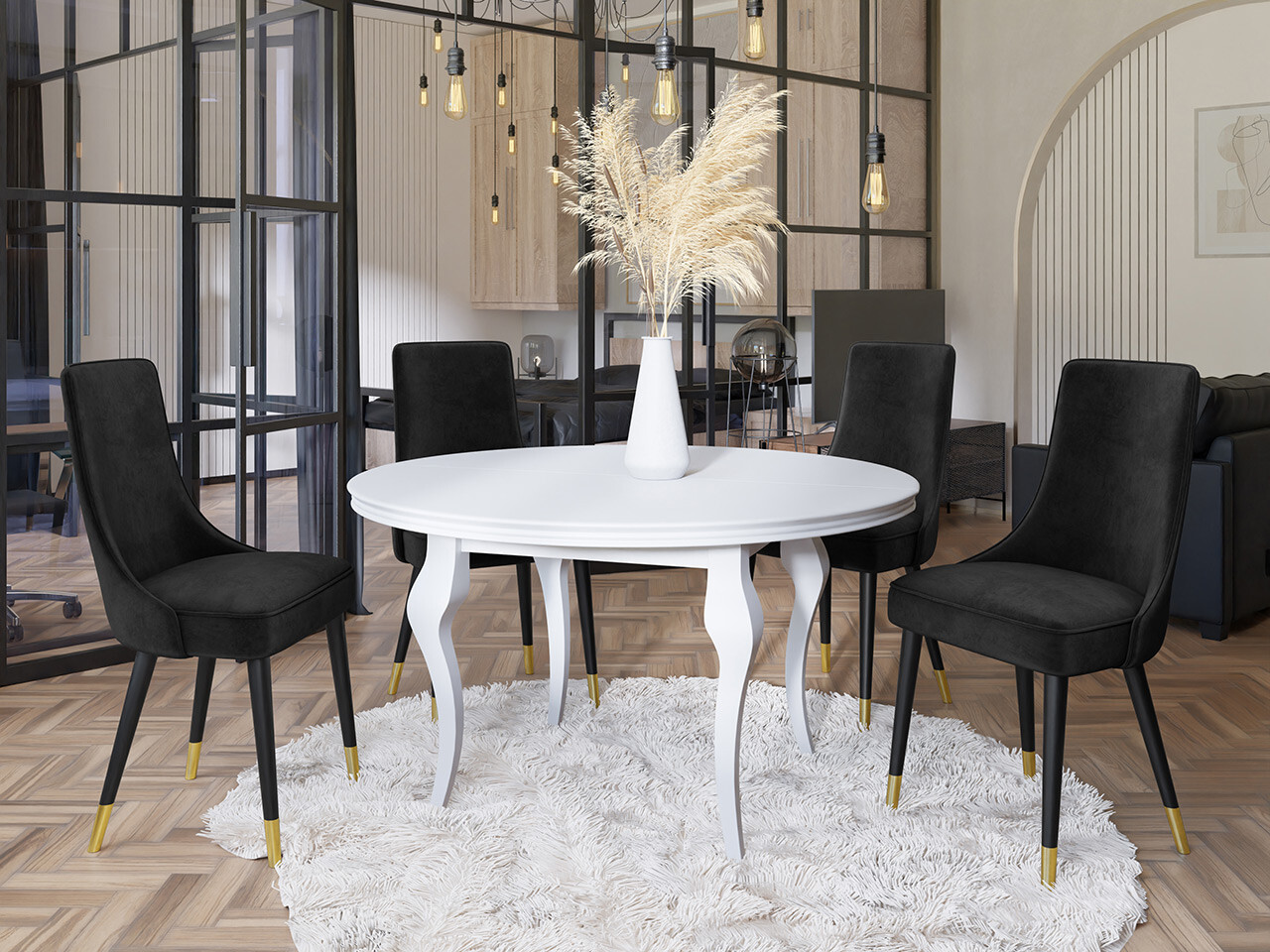 Krēsls Jackson 107 (Melns + Magic Velvet 2219)