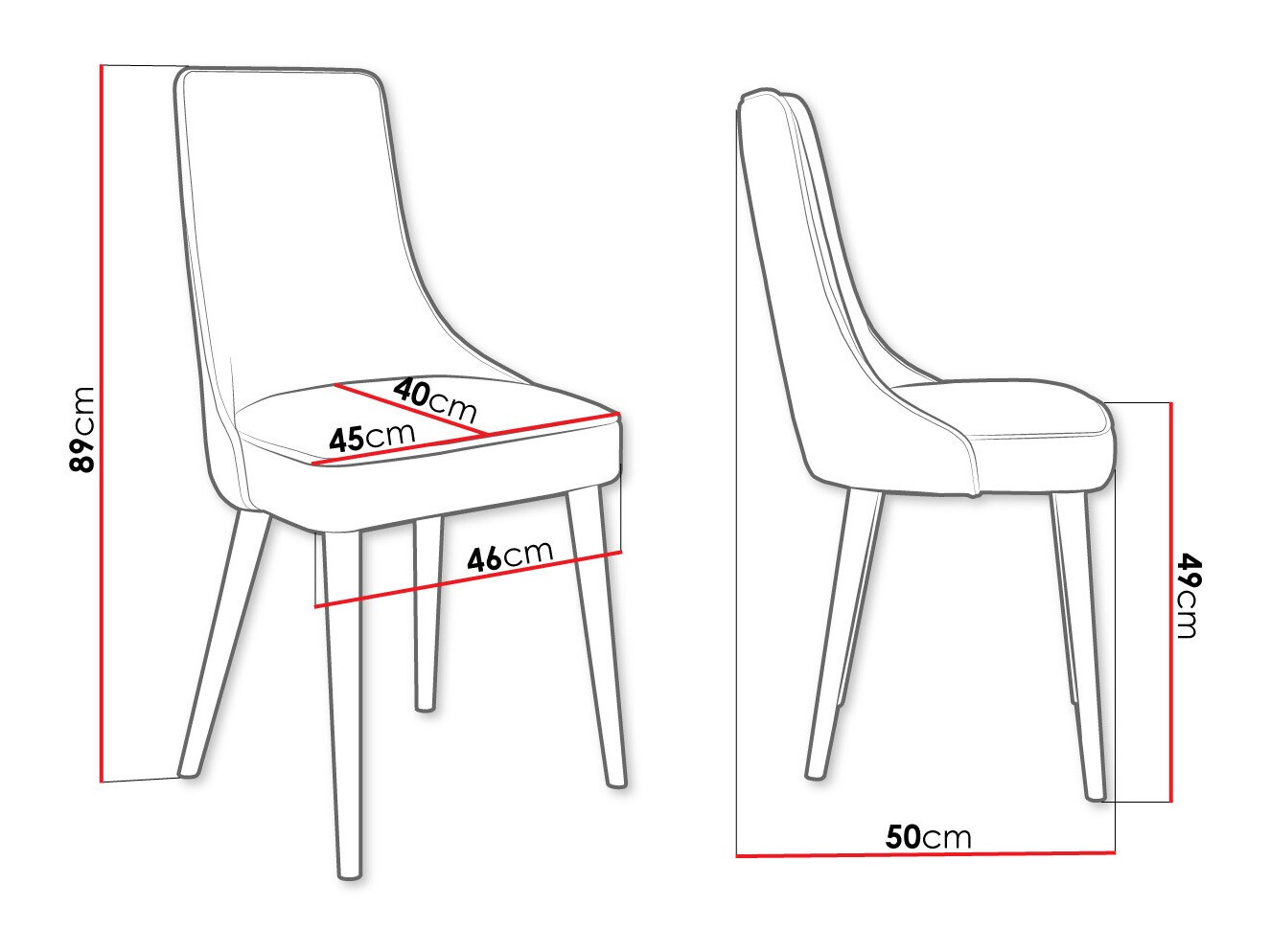 Krēsls Jackson 107 (Melns + Magic Velvet 2225)