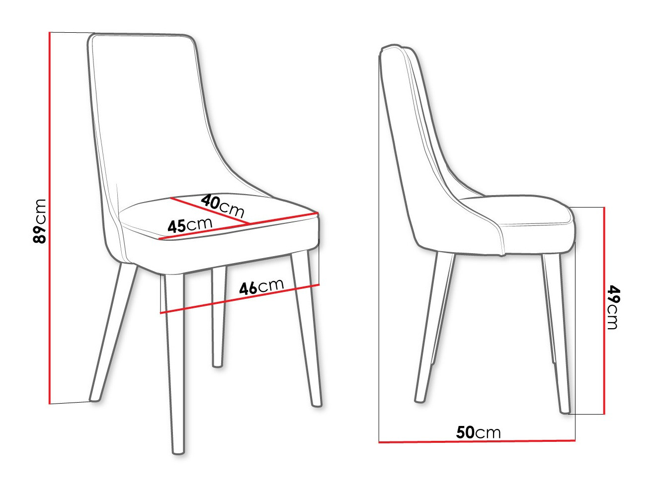 Krēsls Jackson 107 (Melns + Magic Velvet 2240)