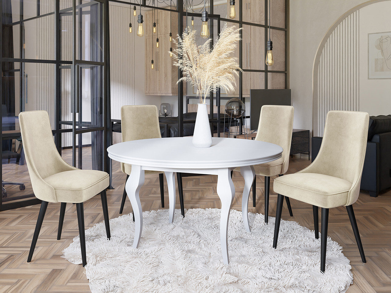 Krēsls Jackson 107 (Melns + Magic Velvet 2250)