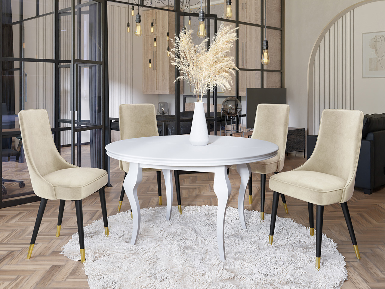 Krēsls Jackson 107 (Melns + Magic Velvet 2250)