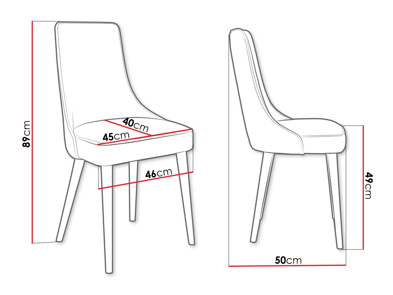 Krēsls Jackson 107 (Melns + Magic Velvet 2250)