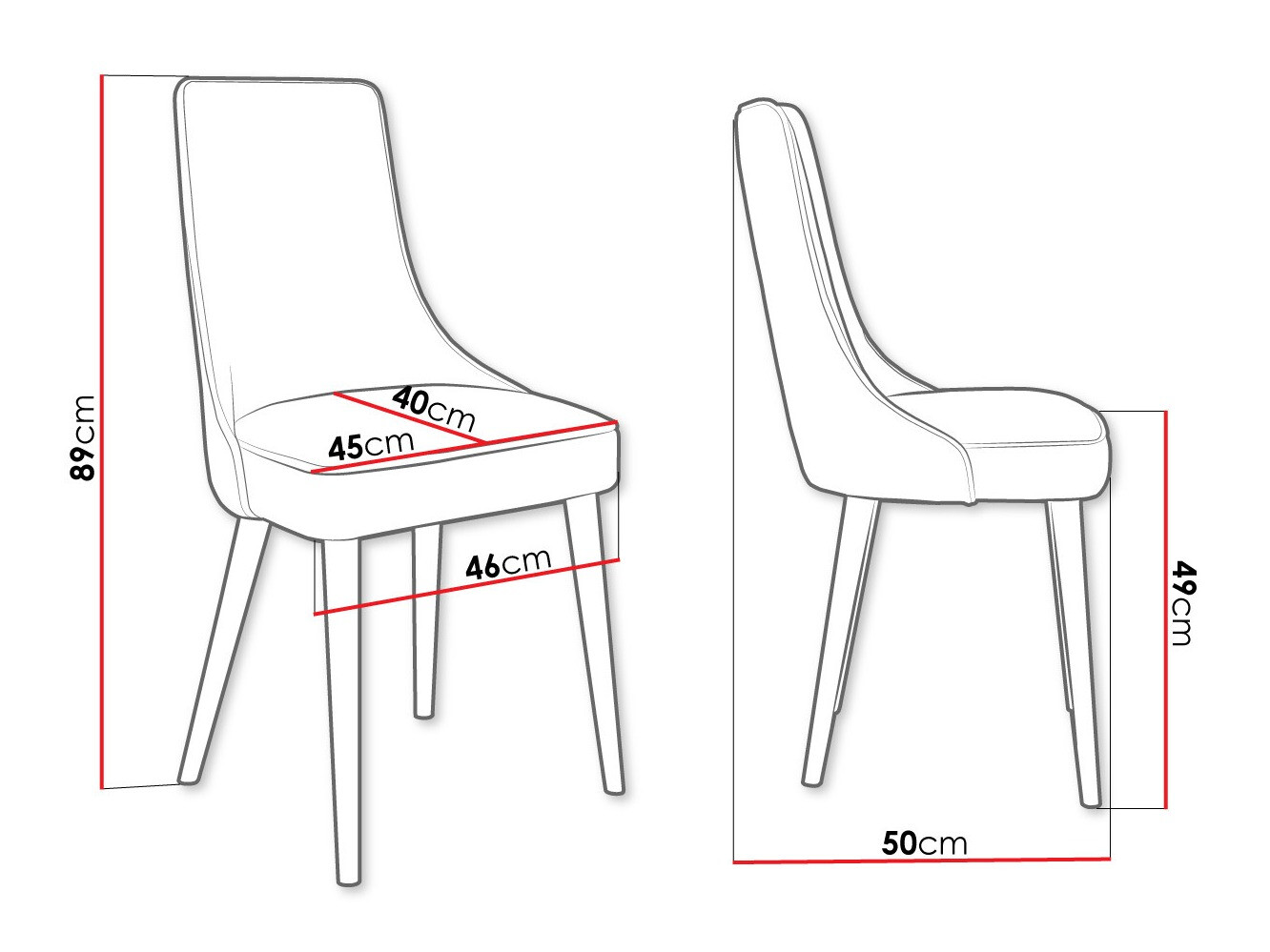 Krēsls Jackson 107 (Melns + Magic Velvet 2258)