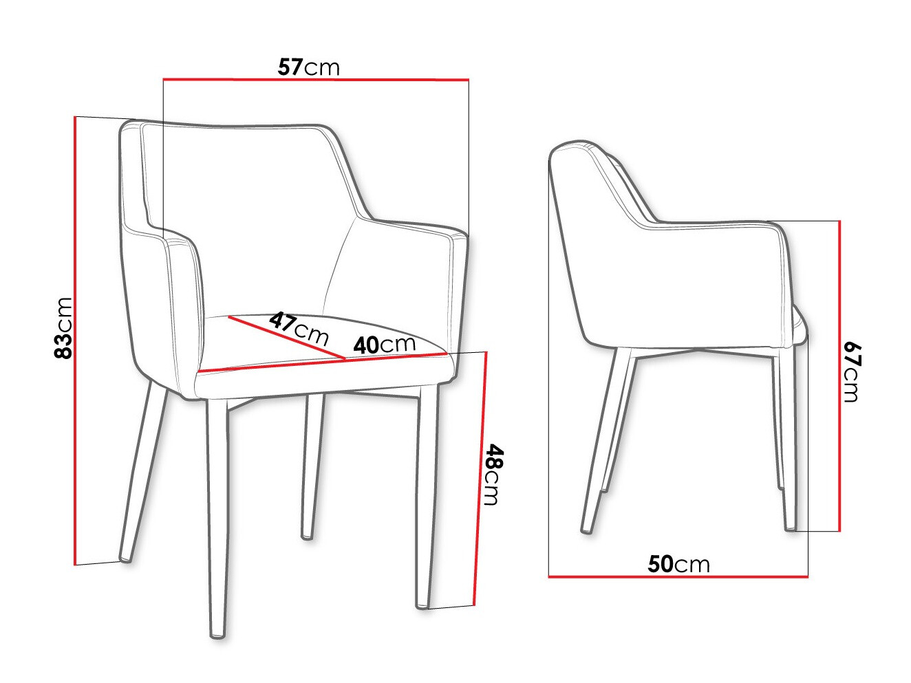 Krēsls Jackson 108 (Melns + Magic Velvet 2217)