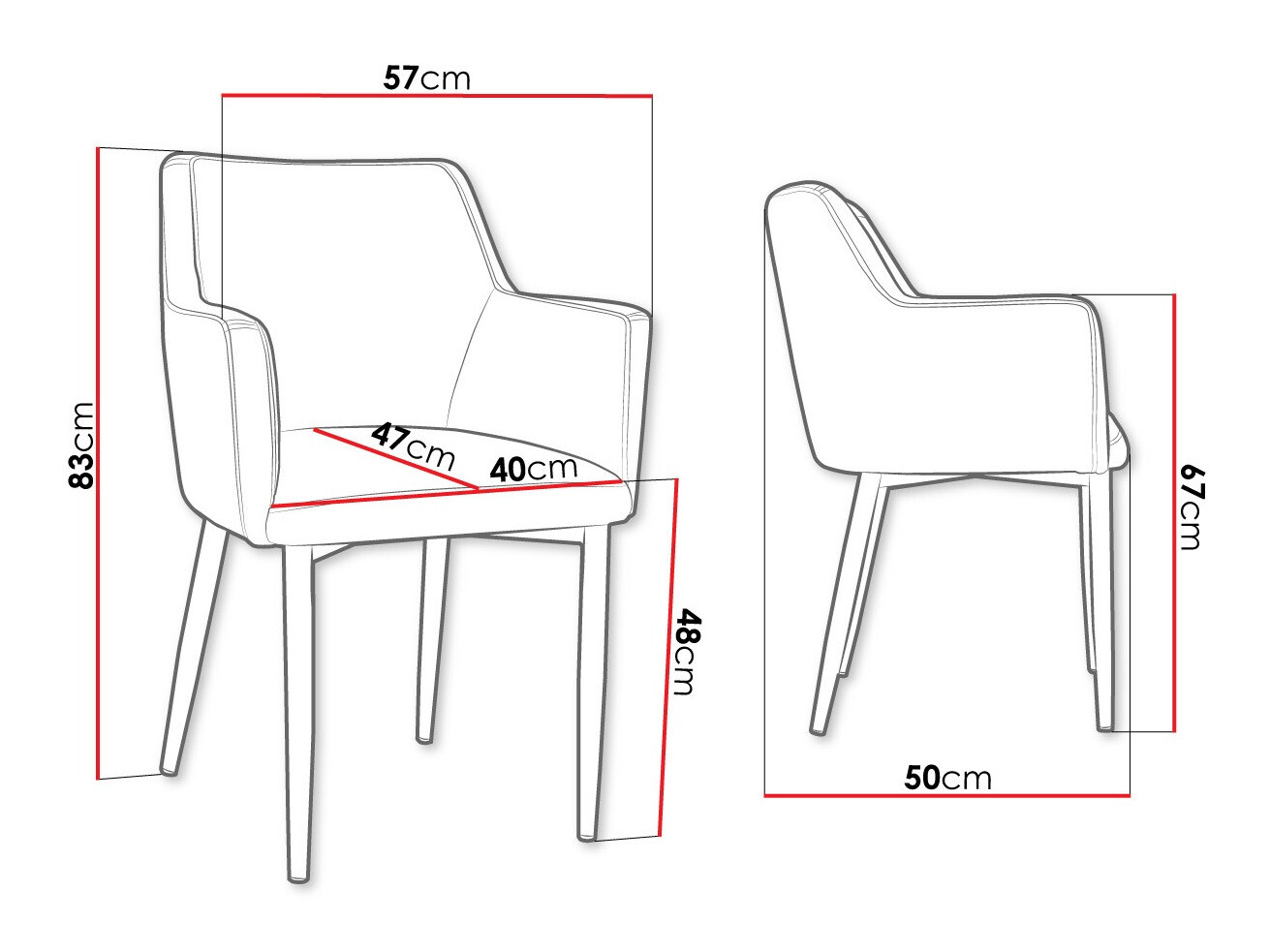Krēsls Jackson 108 (Melns + Magic Velvet 2219)