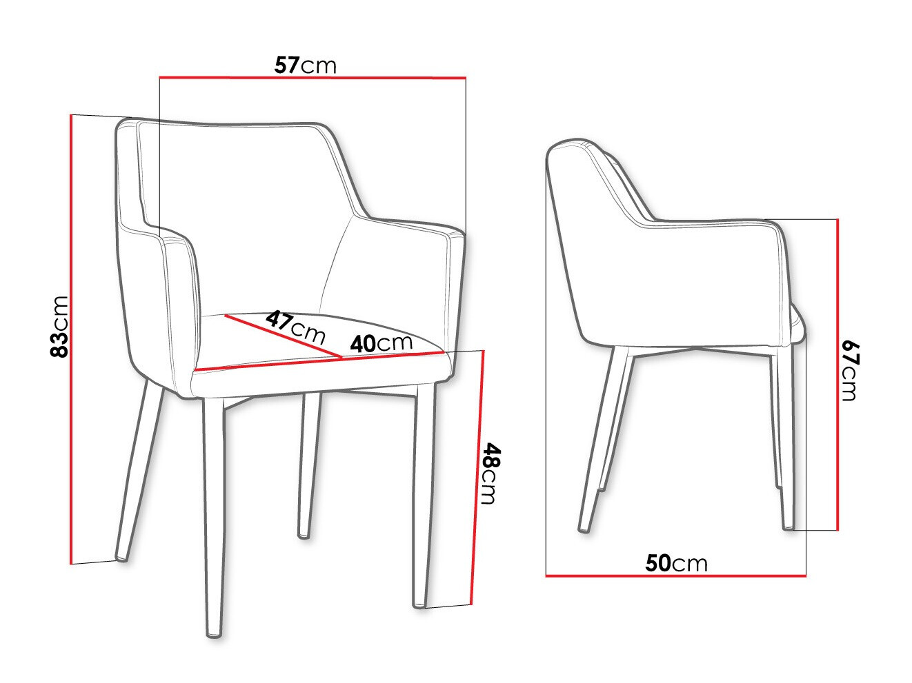 Krēsls Jackson 108 (Melns + Magic Velvet 2240)