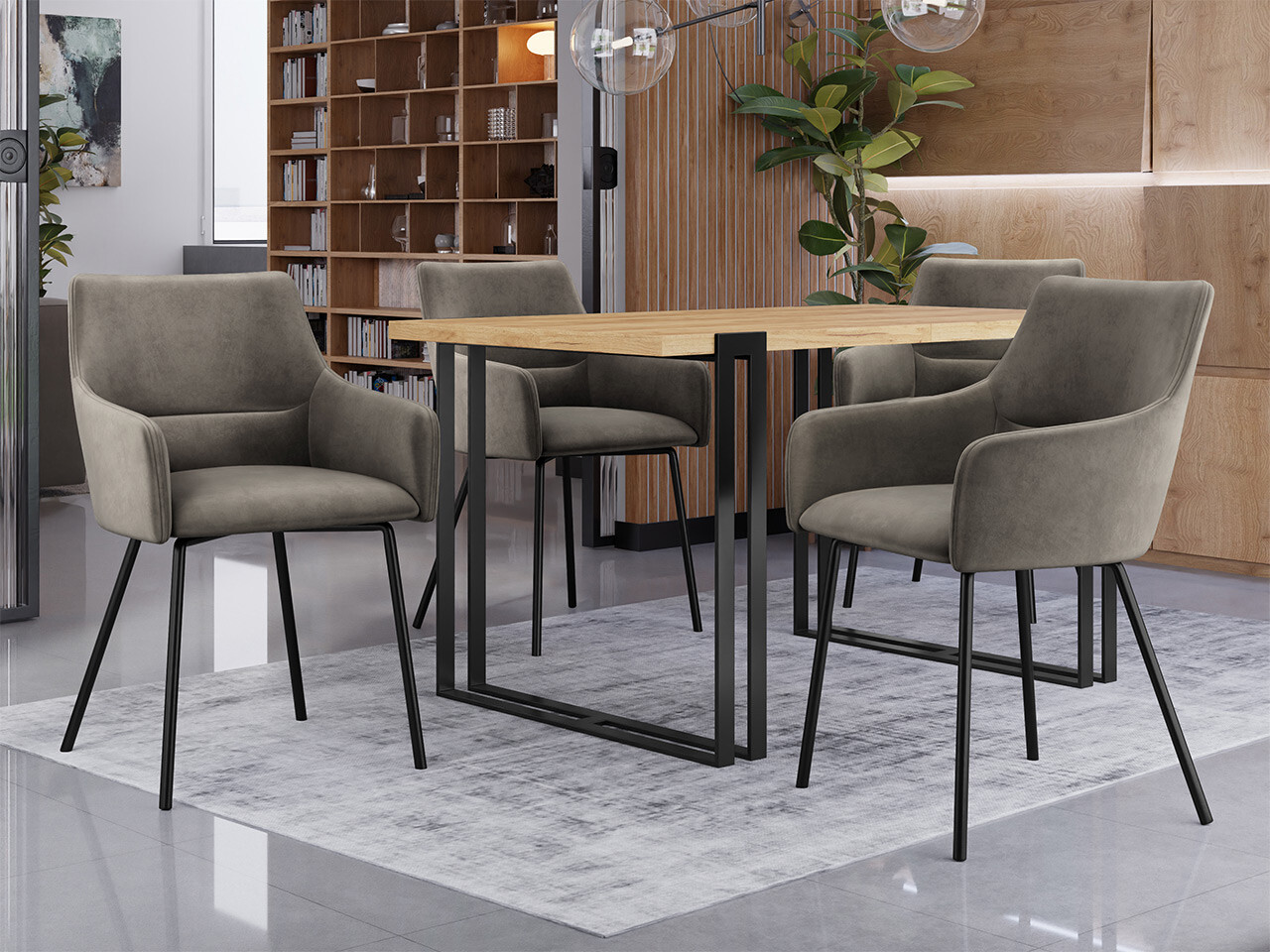 Krēsls Jackson 109 (Melns + Magic Velvet 2209)