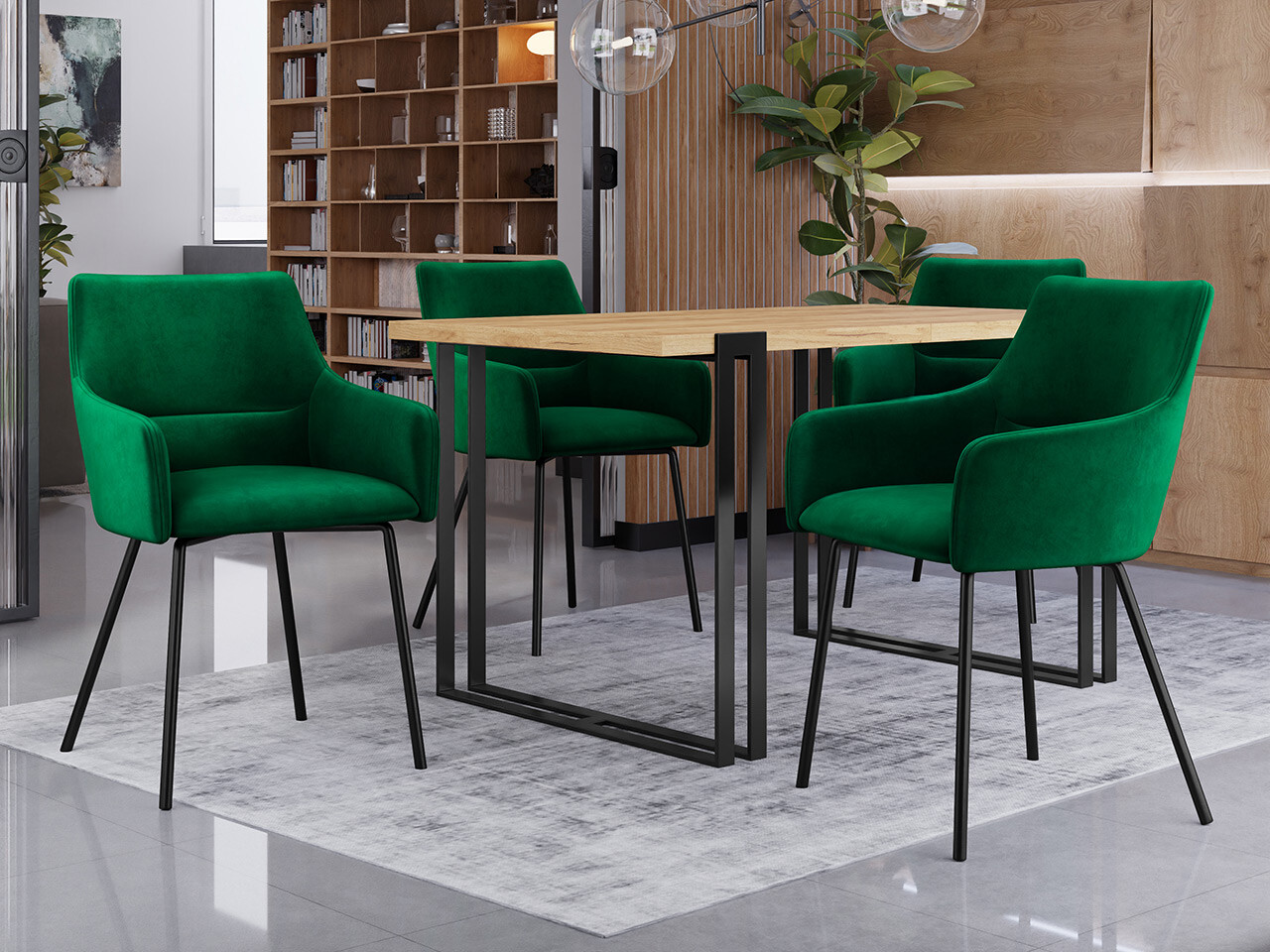 Krēsls Jackson 109 (Melns + Magic Velvet 2225)