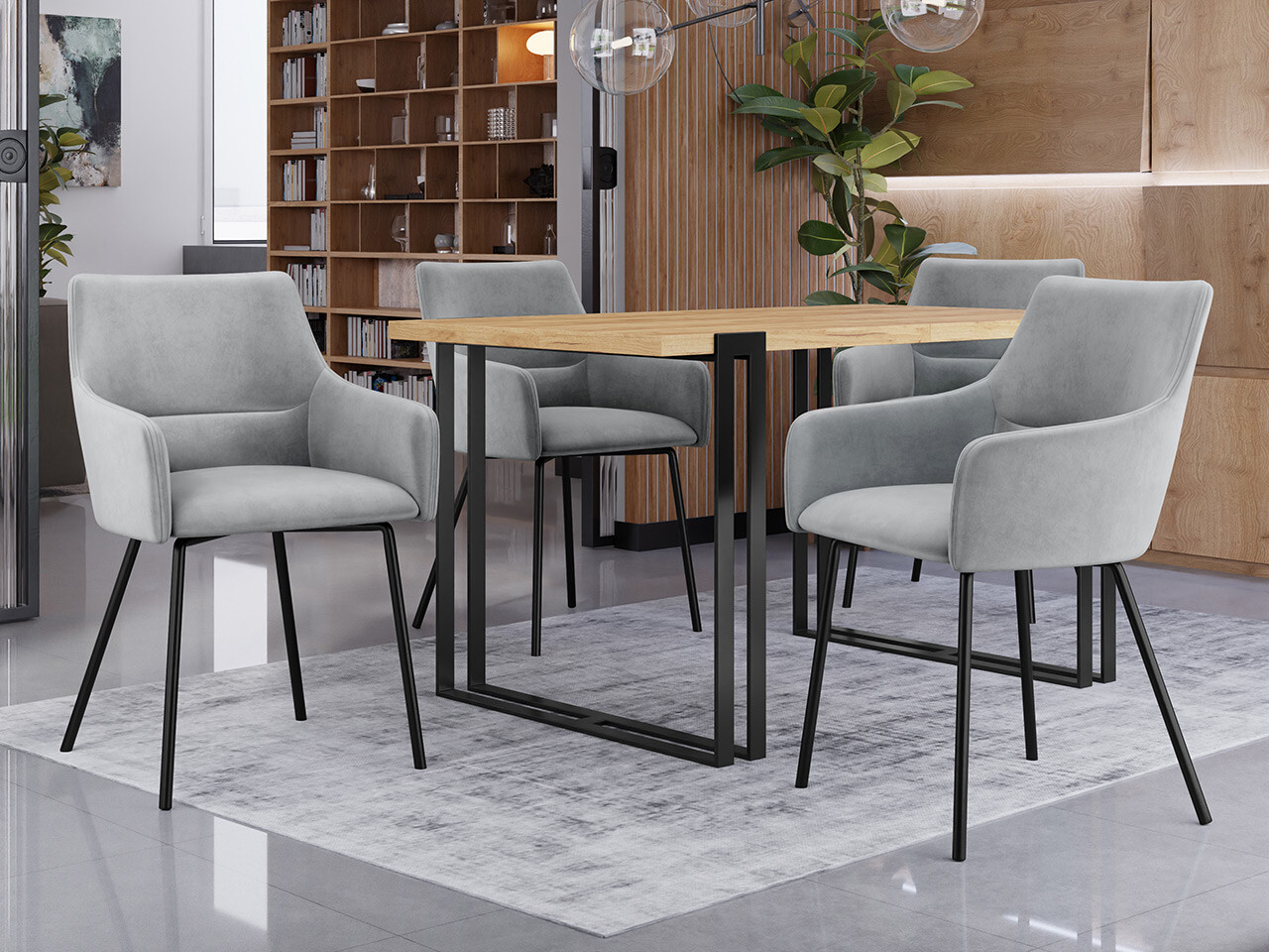 Krēsls Jackson 109 (Melns + Magic Velvet 2240)