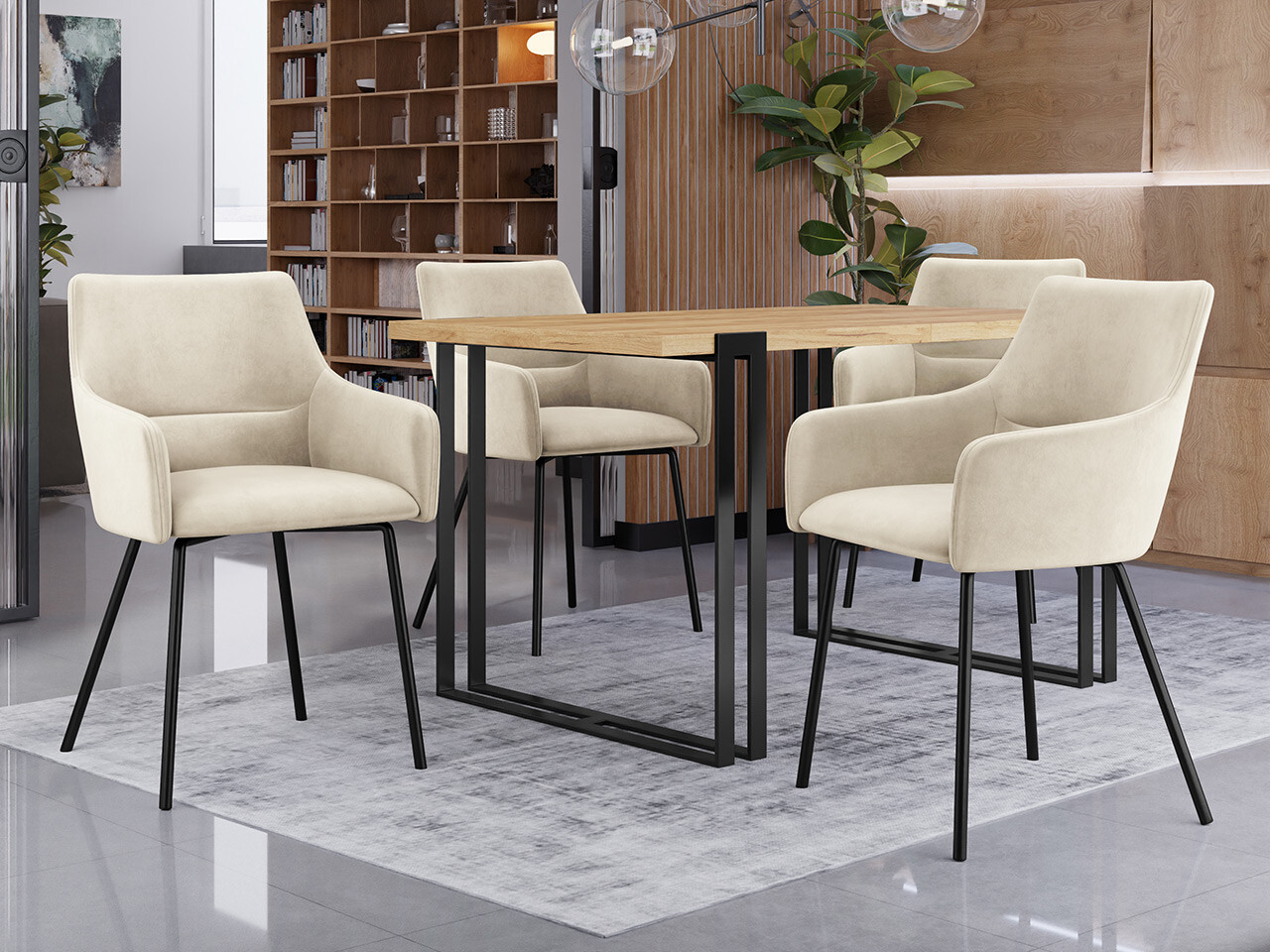 Krēsls Jackson 109 (Melns + Magic Velvet 2250)