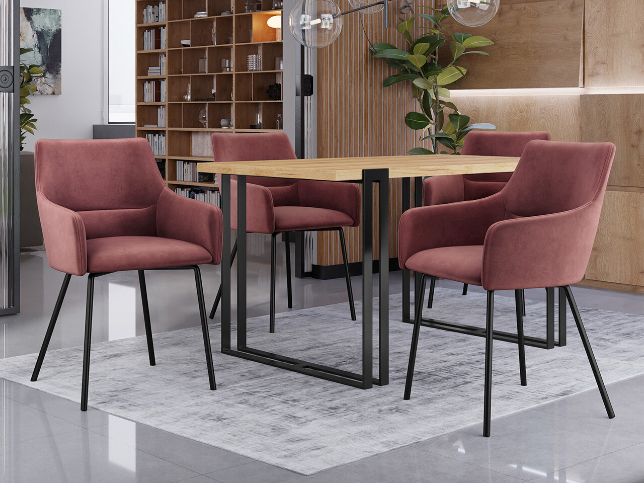 Krēsls Jackson 109 (Melns + Magic Velvet 2258)