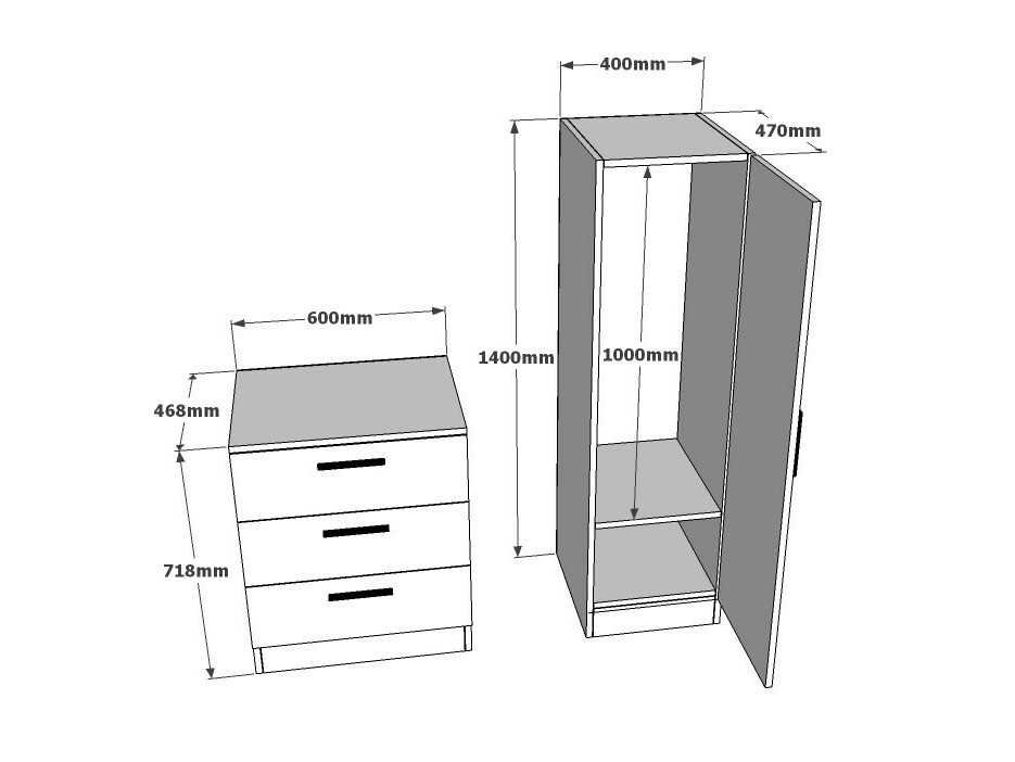 Priekšnama komplekts Kailua 558 (Balts)