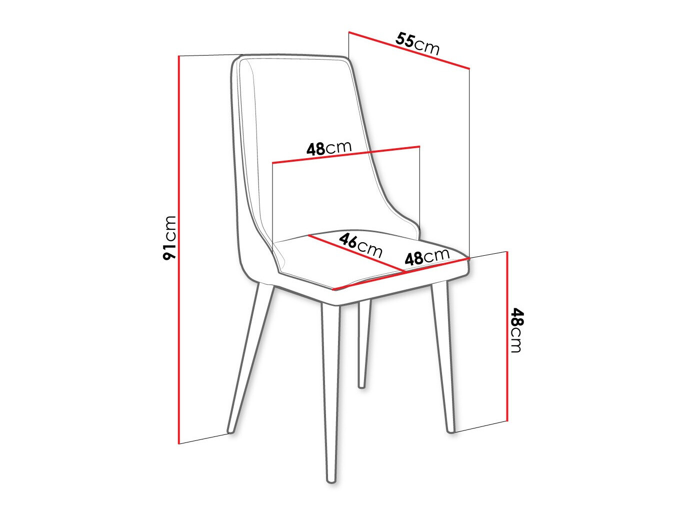 Стул Jackson 106 (Чёрный + Magic Velvet 2217)