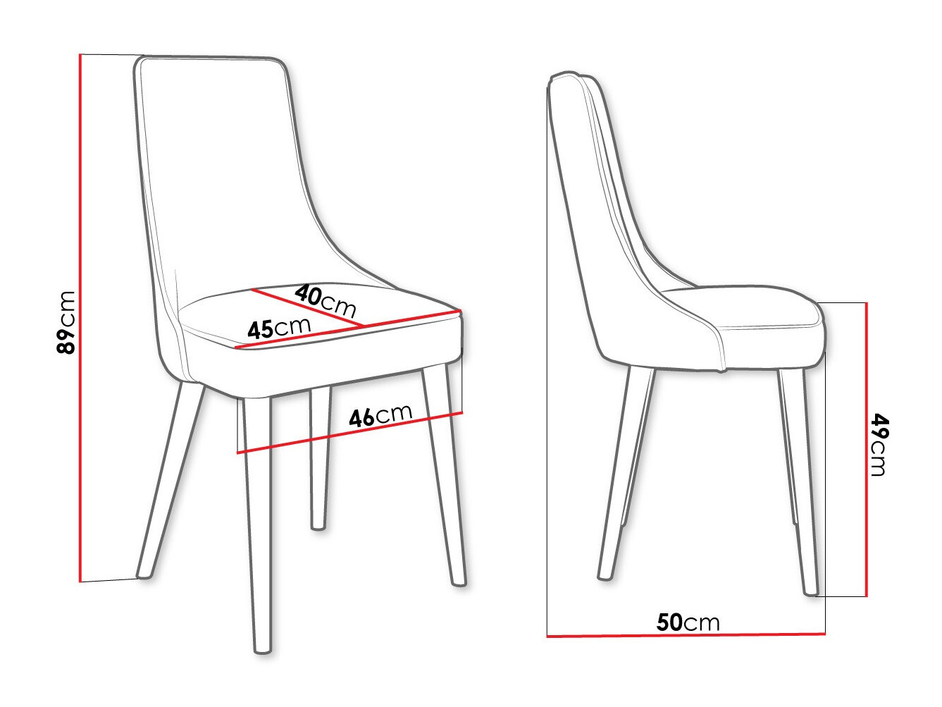 Стул Jackson 107 (Чёрный + Magic Velvet 2209)