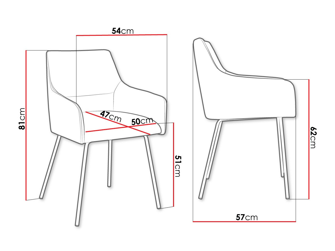 Стул Jackson 109 (Чёрный + Magic Velvet 2209)