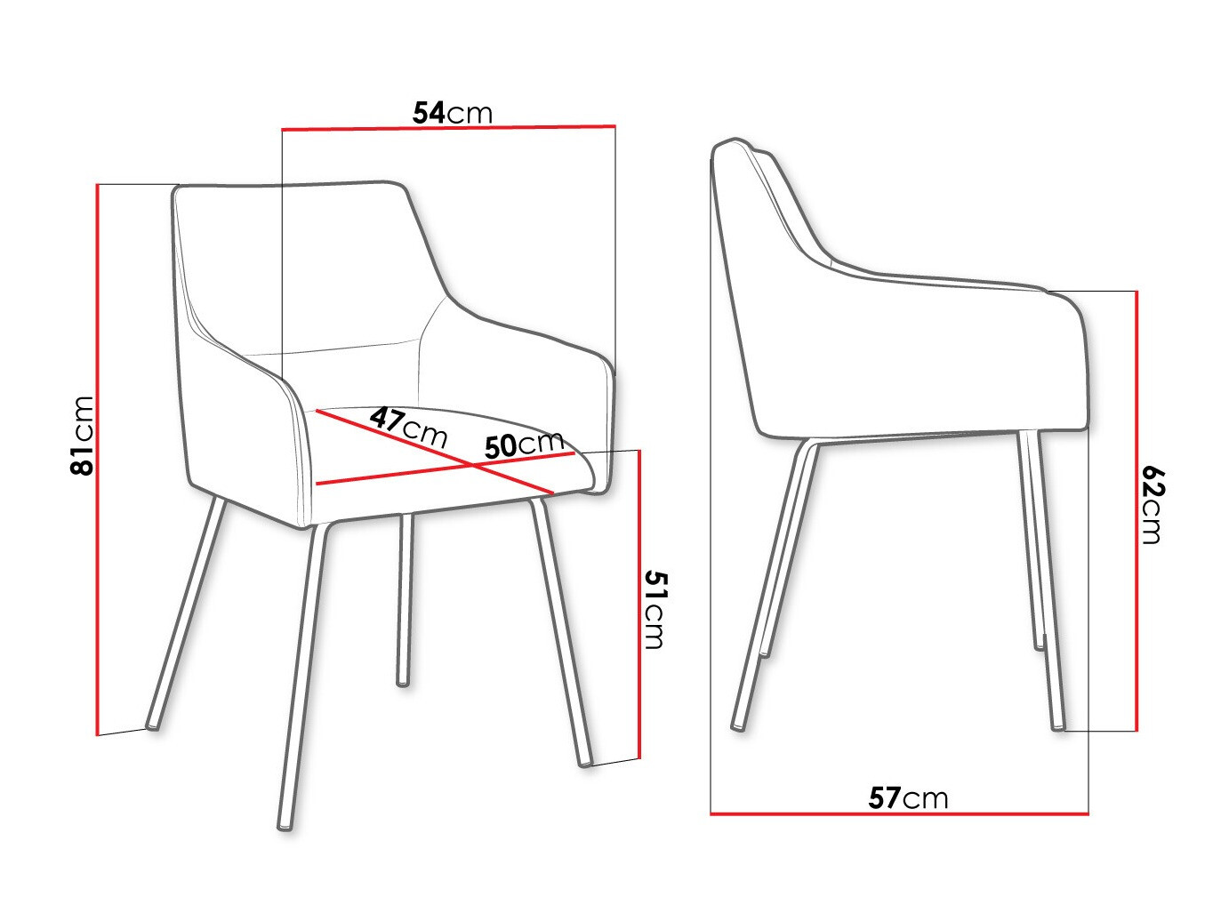 Стул Jackson 109 (Чёрный + Magic Velvet 2217)