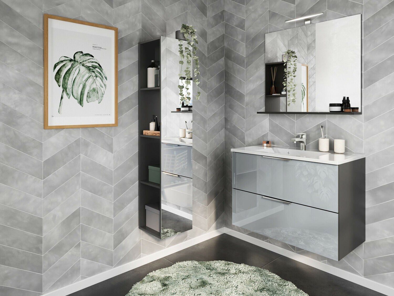 Полка для ванной Catvera 100