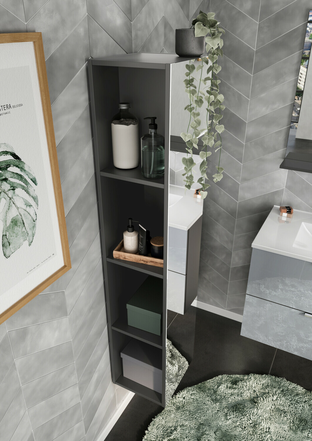 Vannas istabas plaukts Catvera 100