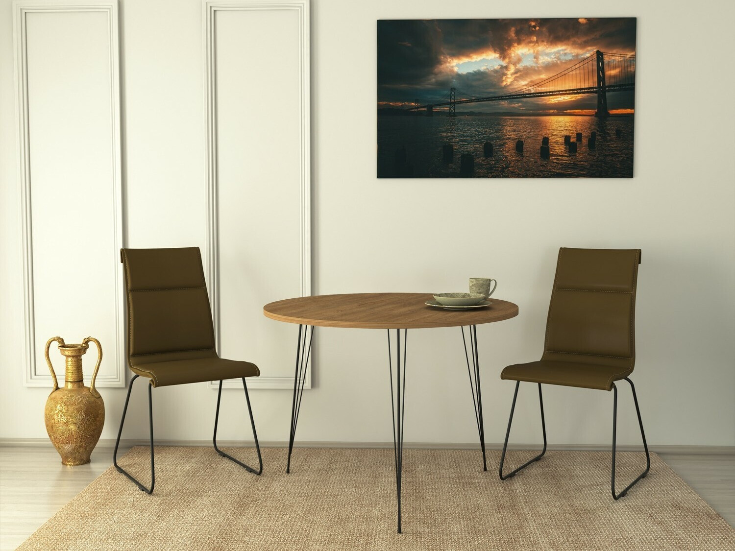 Galds Kailua 597 (Brūns + Melns)