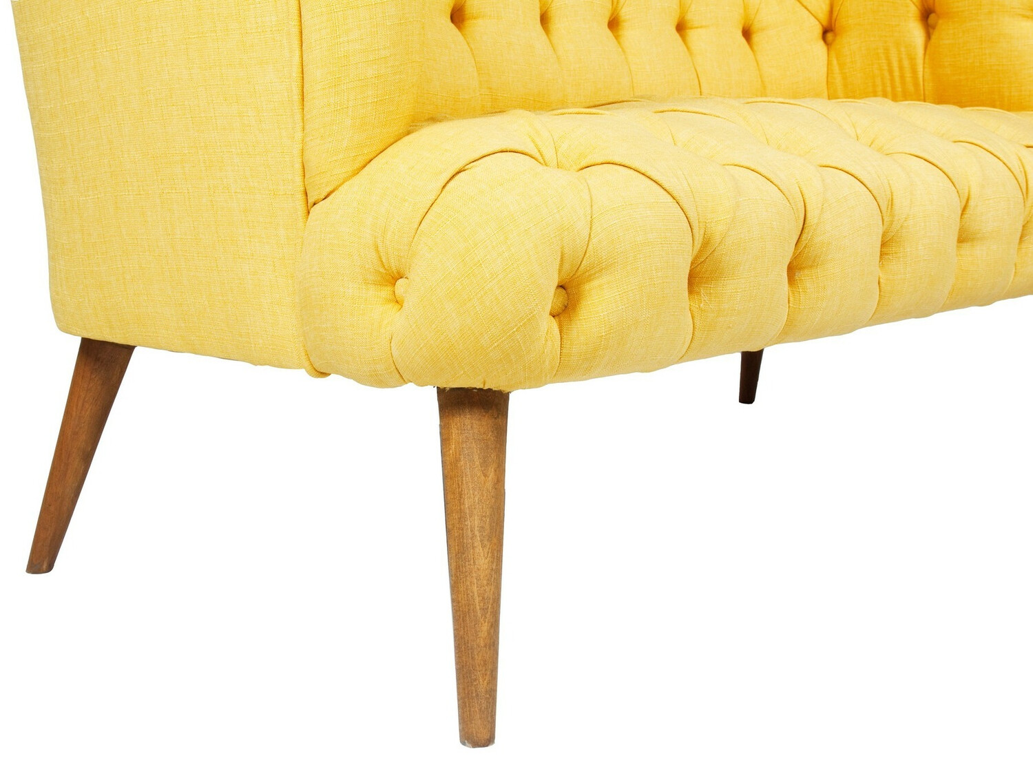 Chesterfield dīvāns Altadena 249 (Dzeltens)