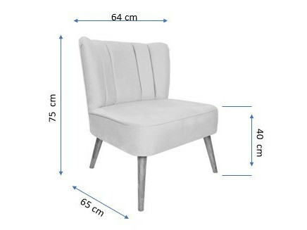 Krēsls Altadena 235 (Gaiši dzeltens)