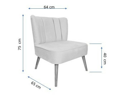 Krēsls Altadena 235 (Tumši zils)