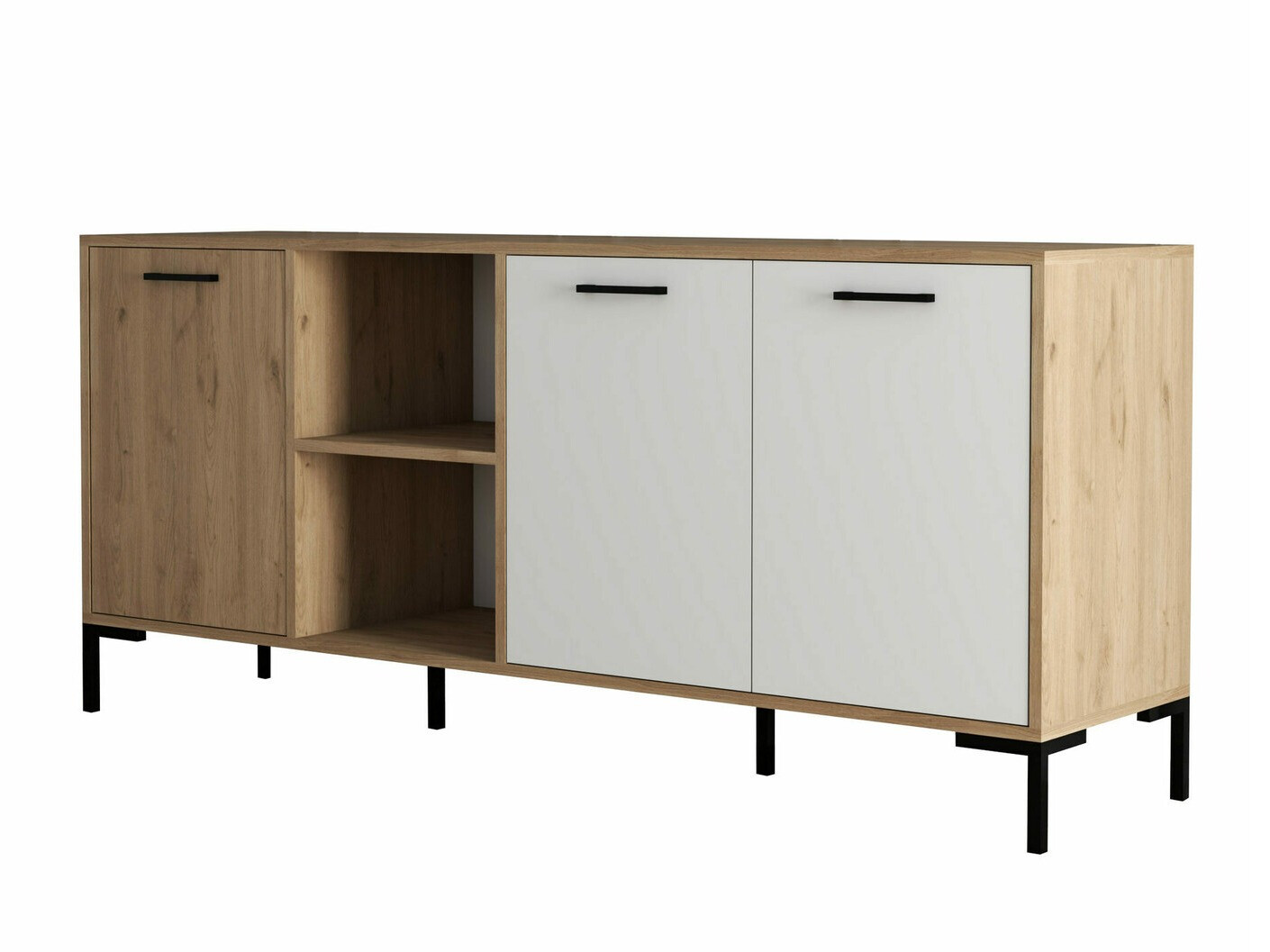 Skapis Nolcava 101 (Balts + Ozols)