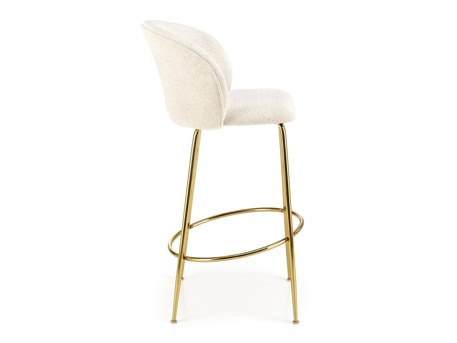 Барный стул Houston 1554 (Крем + Золотой)