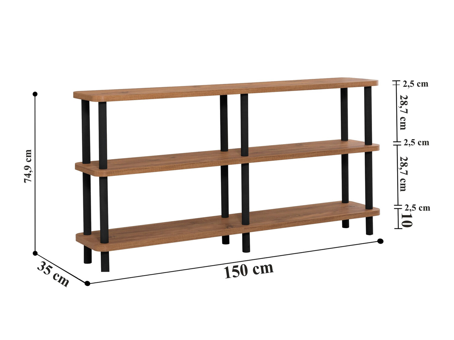 Стеллаж Kailua 653