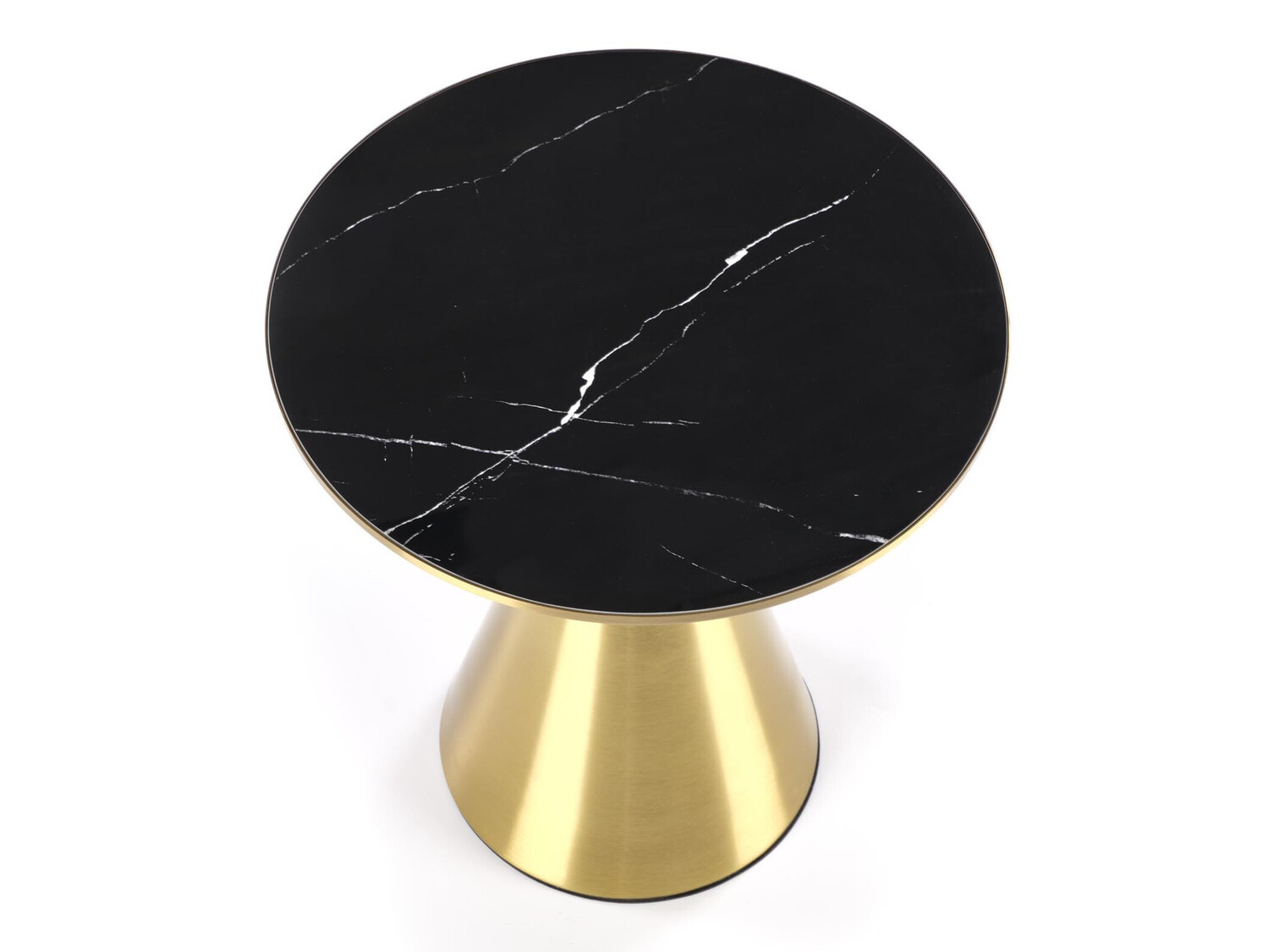 Журнальный столик Houston 1553 (Золотой + Черный мрамор)