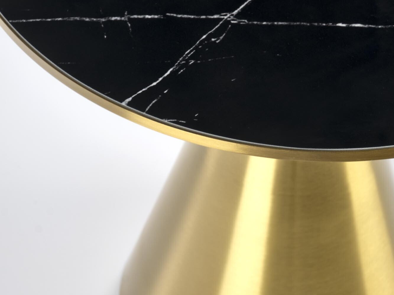 Журнальный столик Houston 1553 (Золотой + Черный мрамор)