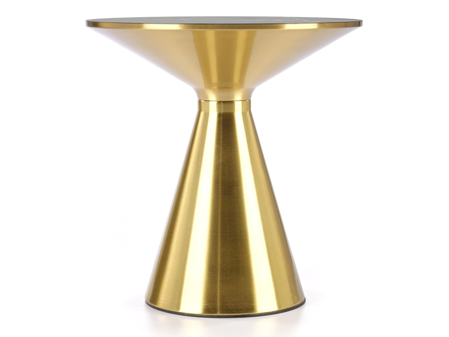 Žurnālu galdiņš Houston 1553 (Zelta + Melnais marmors)