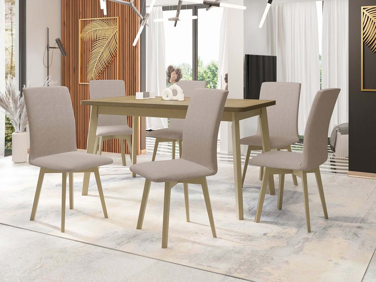 Ēdamistabas komplekts Victorville 335 (Sonomas ozols)