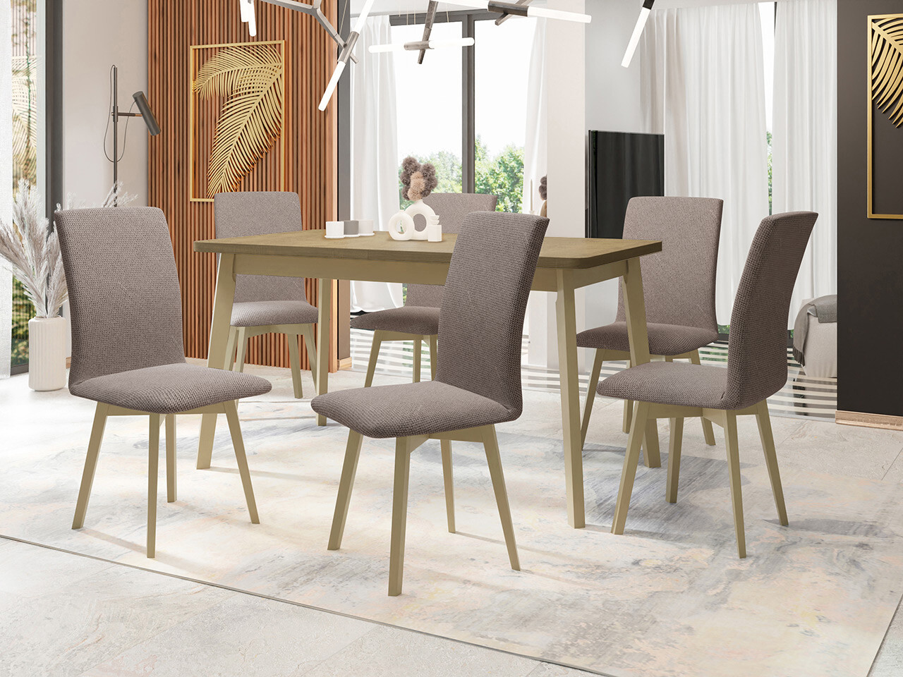 Обеденный гарнитур Victorville 335 (Сонома Дуб)