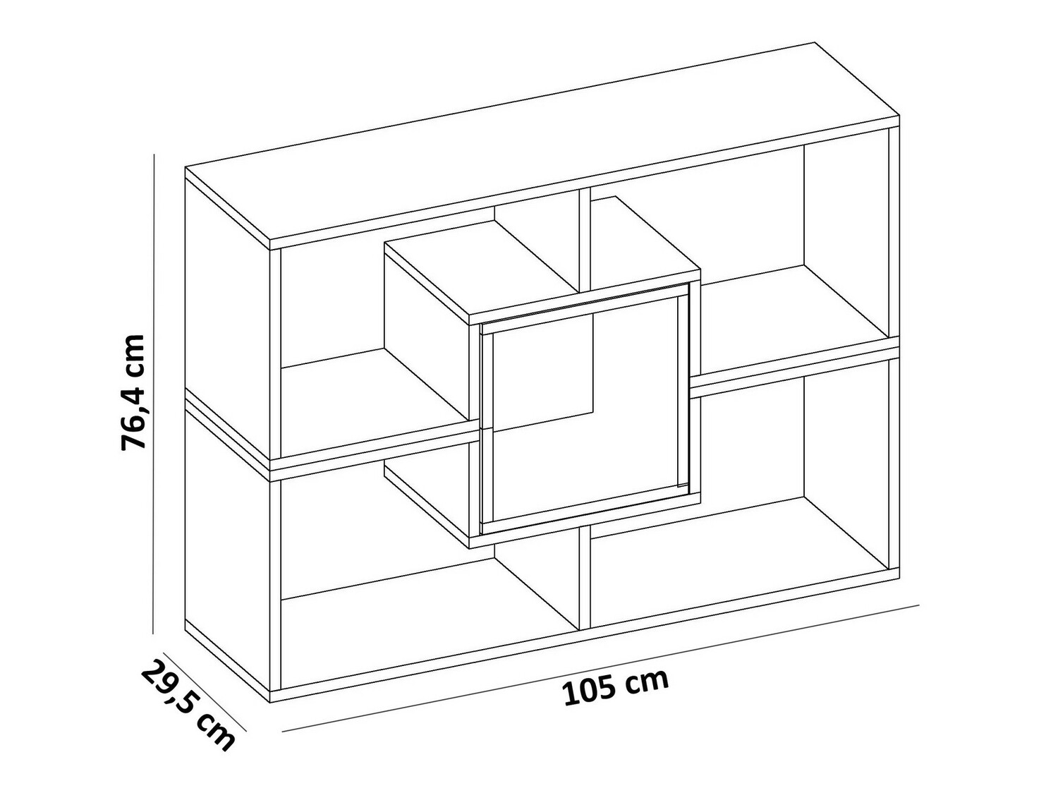 Стеллаж Kailua 647