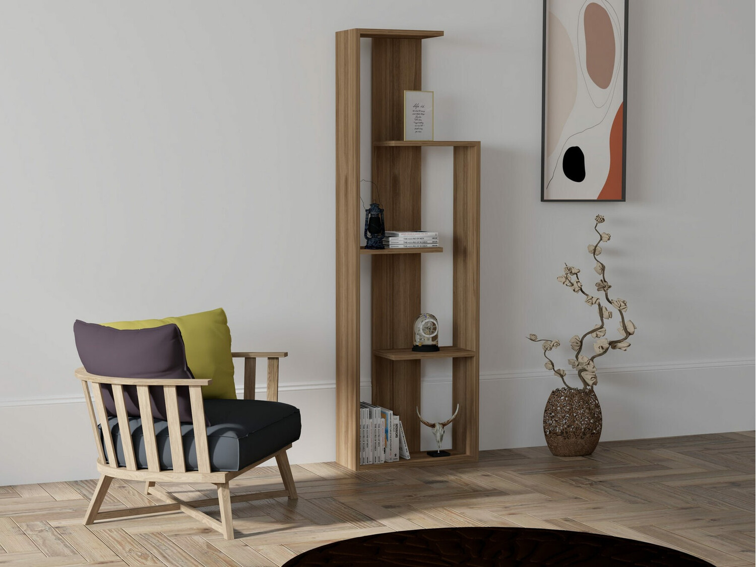 Стеллаж Kailua 654 (Орех)