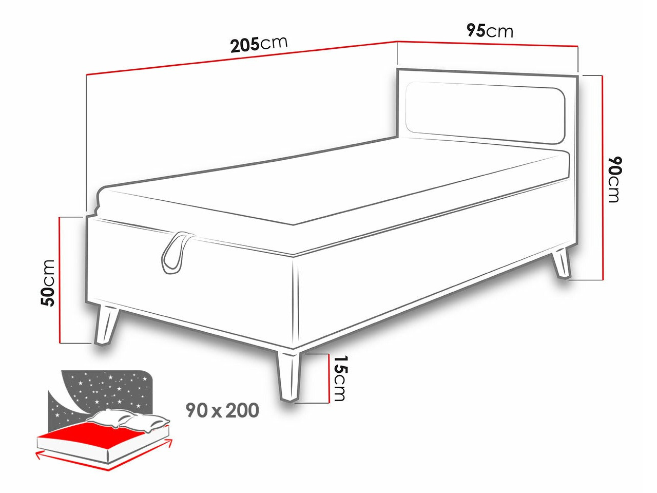 Кровать Etrmoru 143