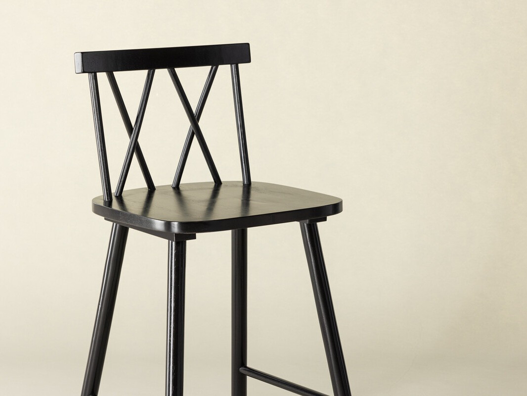 Низкий барный стул Dallas 4202 (Чёрный)