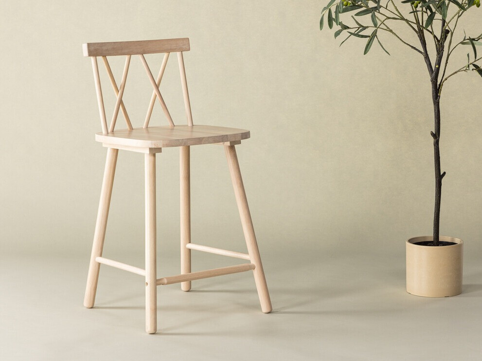 Низкий барный стул Dallas 4202 (Светло-коричневый)