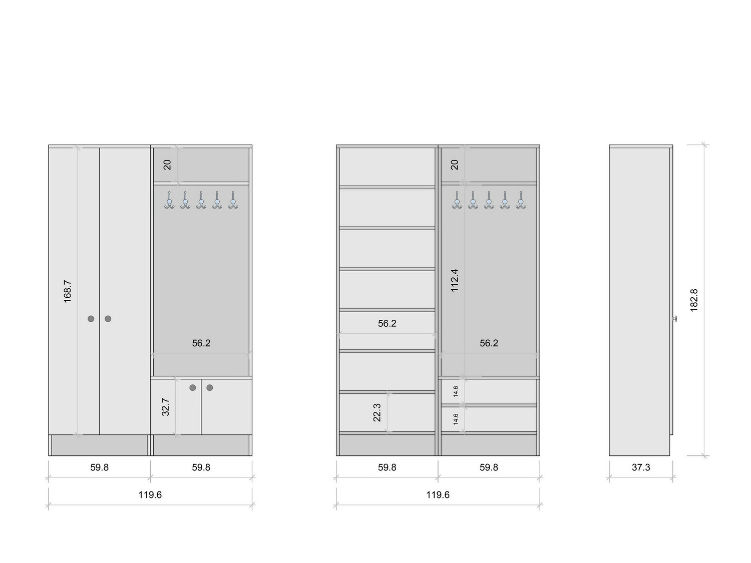Прихожая Kailua 708